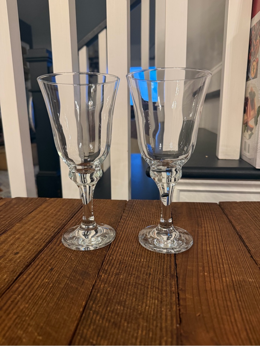Pasabahce Clear Glass Wine Goblets - Set of 2